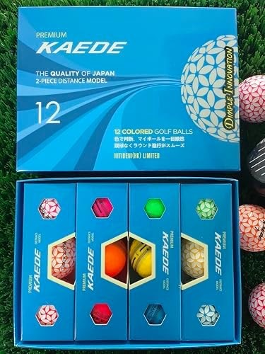 Kaede golf ball plus colori - plus, 12