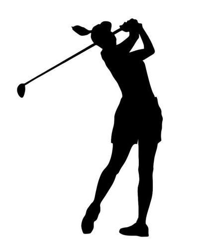 Adesivo auto golfista 12 - auto, x